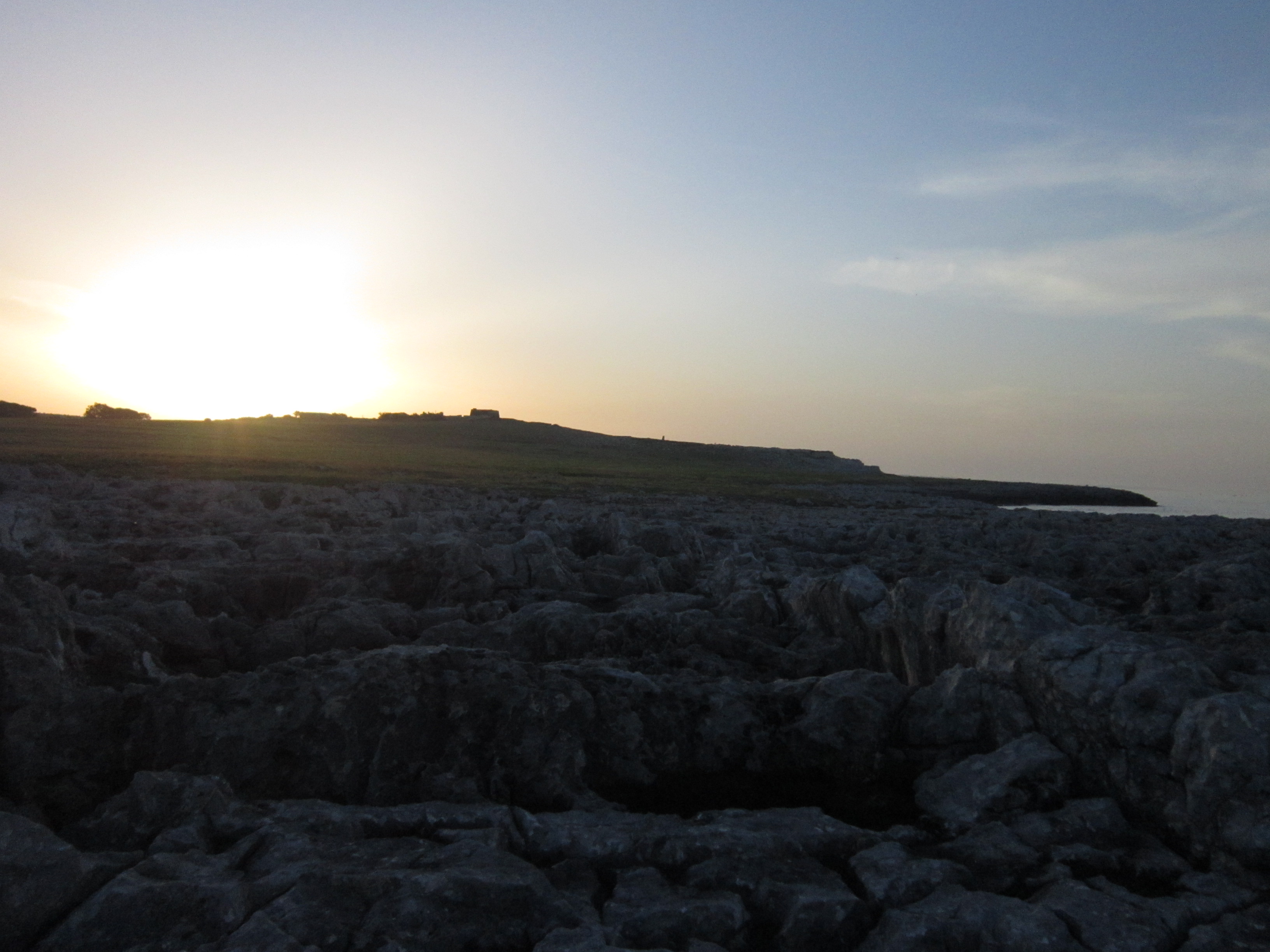 Interesting sea landscape near Otrtanto