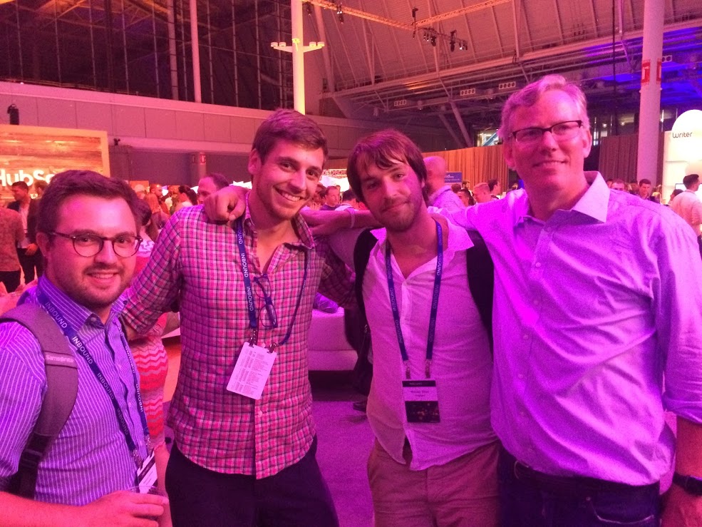 Meeting new (and great) people at an event - the part that I can do - inbound2015